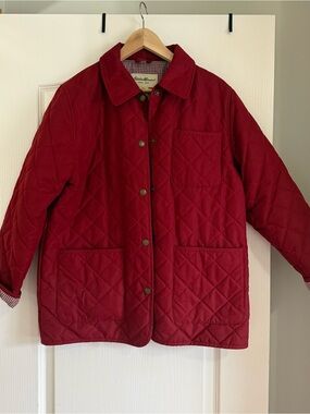 Eddie Bauer Quilted Deep Red Women's Puffer Jacket